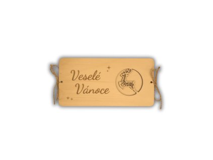 darkova obalka vesele vanoce jelen