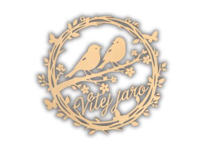 Jarni zavesna dekorace vitej jaro