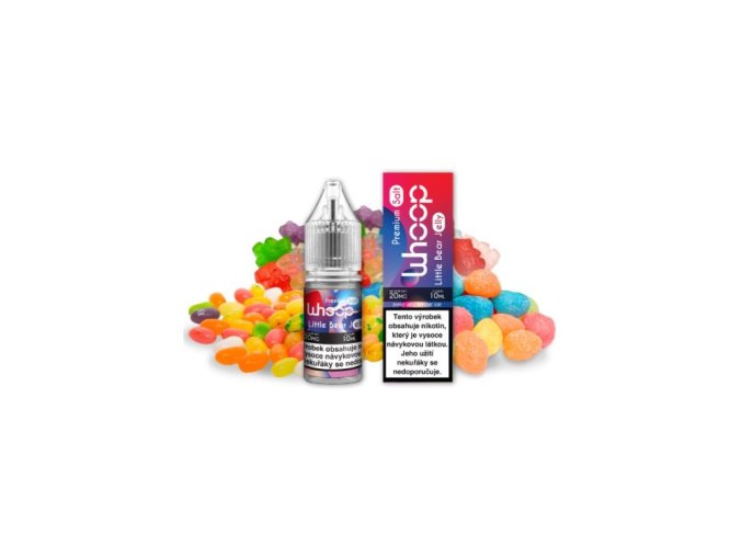 E-LIQUID WHOOP SALT - LITTLE BEAR JELLY (MALÍ GUMOVÍ MEDVÍDCI) 20MG