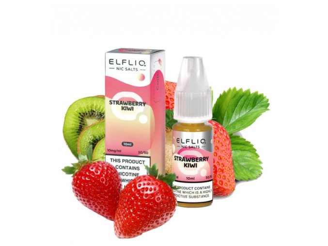 E-LIQUID ELFLIQ SALT - STRAWBERRY KIWI (SLADKÉ JAHODY A EXOTICKÉ KIWI) 10MG