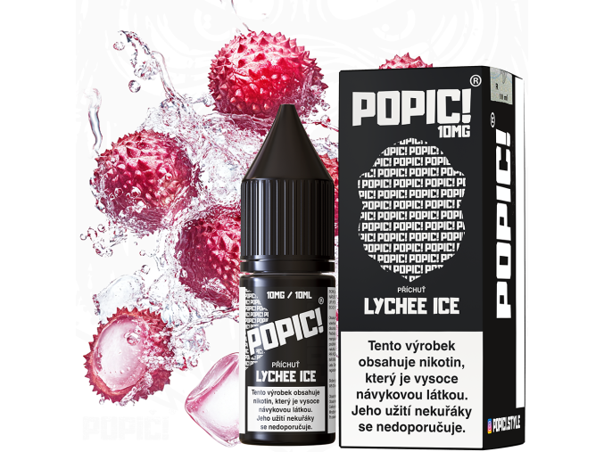 E_LIQUID_POPIC!_SALT_ LYCHEE_ICE_EXOTICKA_CHUT_LICI_10MG