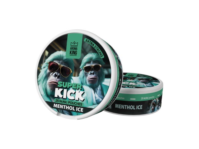 SUPER KICK - MENTHOL ICE (LEDOVÝ MENTOL) 5MG/25MG
