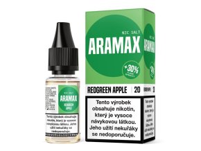 E-LIQUID ARAMAX NIC SALT - REDGREEN APPLE (ČERVENÉ A ZELENÉ JABLKO) 10MG
