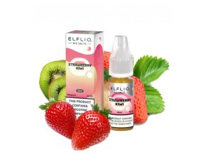 E-LIQUID ELFLIQ SALT - STRAWBERRY KIWI (SLADKÉ JAHODY A EXOTICKÉ KIWI) 10MG