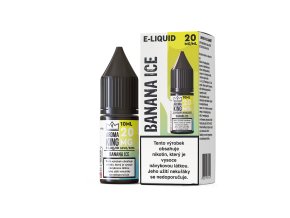 E-LIQUID AROMA KING SALT - BANANA ICE (LEDOVÝ BANÁN) 10ML 20MG