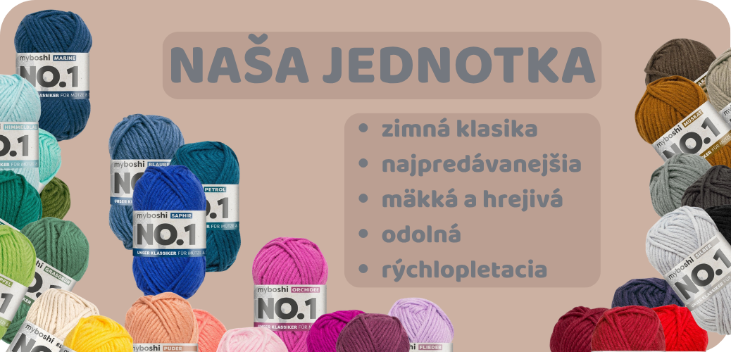 Myboshi No.1 teplá priadza