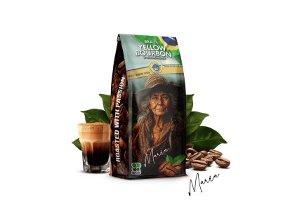 Brazil Yellow Bourbon Maria 1 kg – 100% Arabica Limited Edition