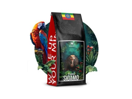 Ethiopia Sidamo 500 g | 100% Arabica | Květinová a citrusová káva z Etiopie
