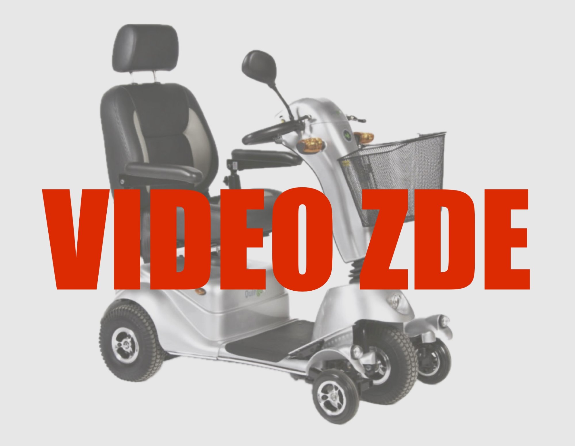 Video elektrické skútre pre seniorov QIUNGO