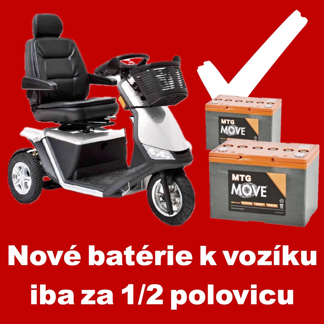 Špeciálna ponuka batérie za 1/2 ceny k vozíku