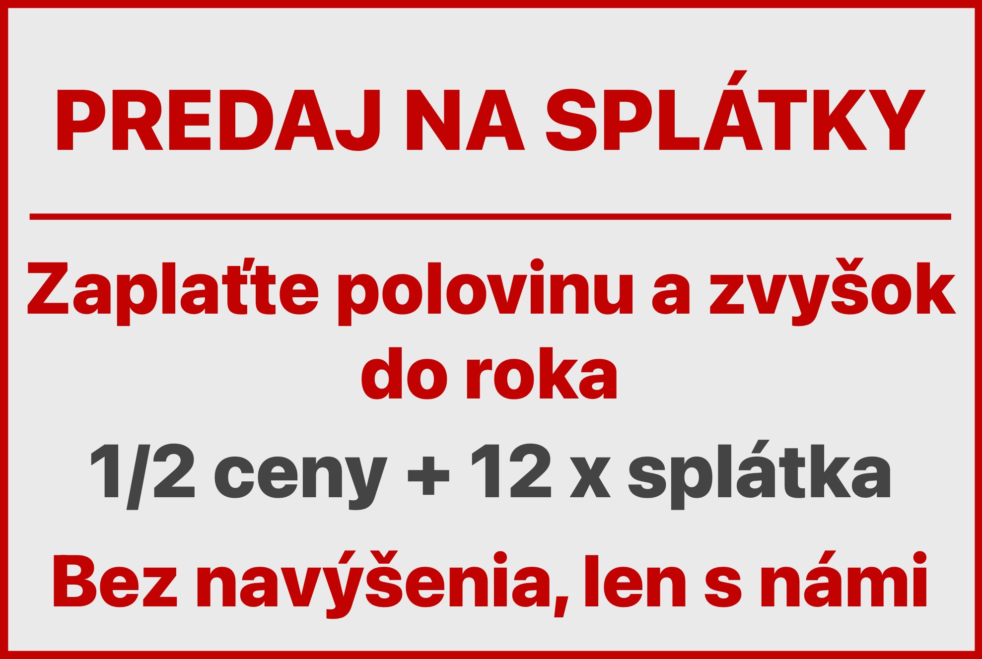 Predaj na splátky elektrických skútrov pre seniorov