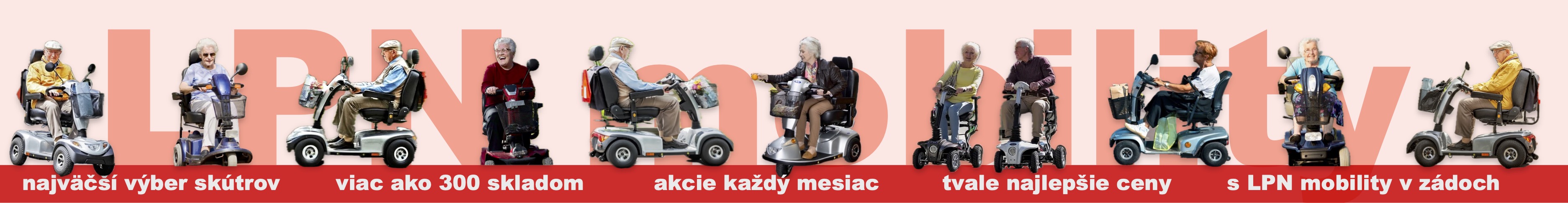 elektrické skútre vozíky pre seniorov
