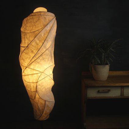 Designová papírová lampa v japonském stylu