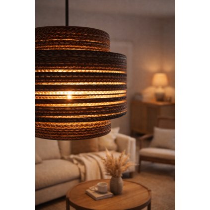 kartonové stínidlo