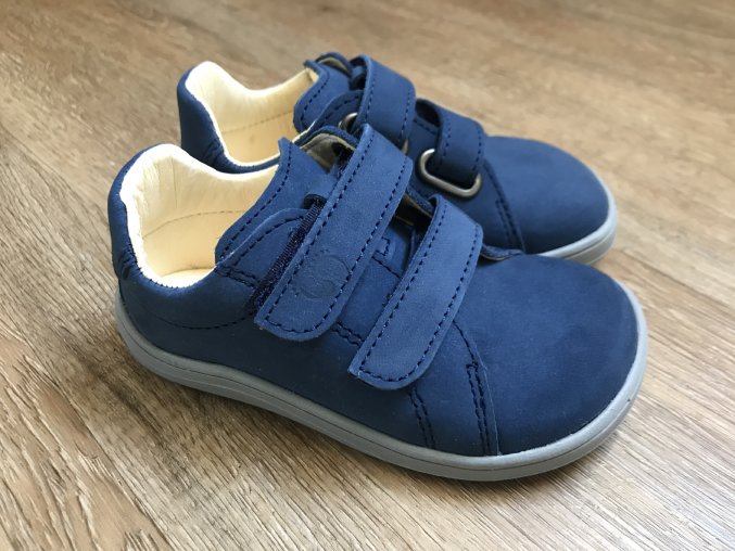 Baby Bare Shoes Febo Spring (Navy) - dětská celoroční obuv