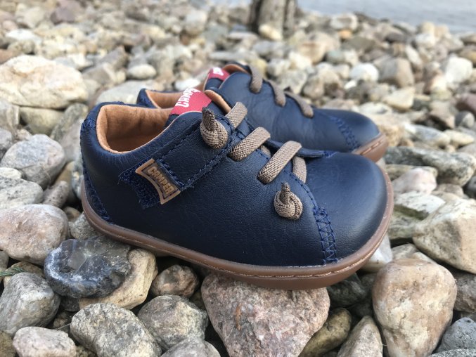Camper Peu Cami Blue - dětská kožená obuv