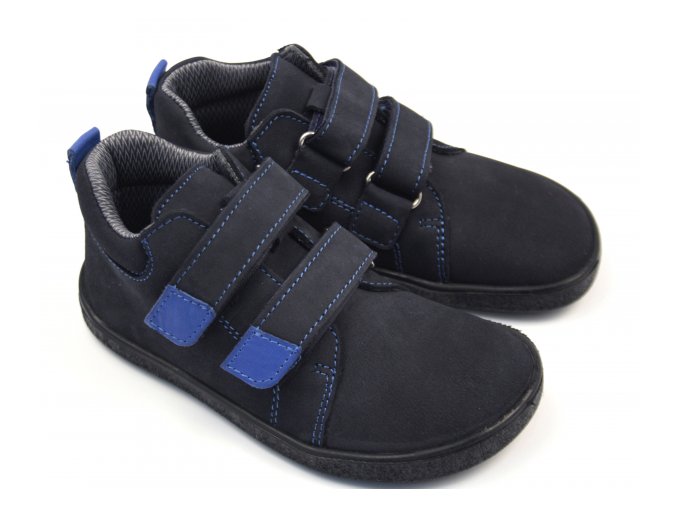 Ef barefoot Leon (navy blue cornflo) - dětská celoroční obuv