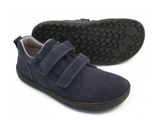 Ef barefoot Rico (navy blue) - dětská celoroční obuv