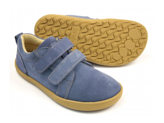 Ef barefoot Brock (jeans) - dětská celoroční obuv