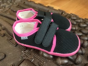 Beda Barefoot Anette (suchý zip/tkaničky) - dětská celoroční obuv