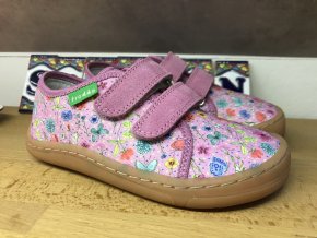 Froddo barefoot látkové (růžová louka) - dětská celoroční obuv