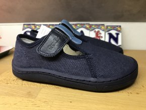 Froddo barefoot látkové (modré, jeden zip)