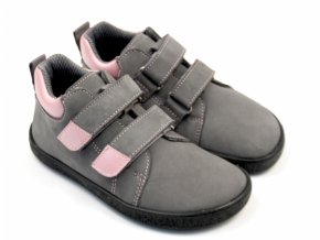 Ef barefoot Bea (grey rose) - dětská celoroční obuv