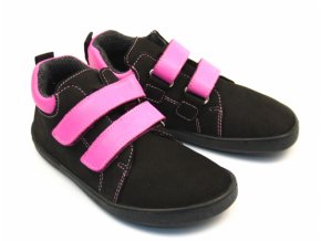 Ef barefoot Rosa (Black Amarant) - dětská celoroční obuv