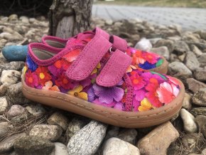Froddo barefoot látkové (dívčí vzory) - dětská celoroční obuv