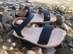 Froddo kožené sandály (modré, růžové)