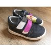 Jonap Barefoot model B1/SV (suchý zip, šedofialové) - dětská celoroční obuv