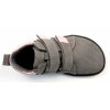 Ef barefoot Bea/Bibi (grey rose, black rose) - dětská celoroční obuv