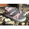 Jonap Barefoot model B16/SV SLIM (růžová kytka) - dětská celoroční obuv