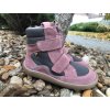 Froddo barefoot G3160189-7A  (šedo-růžové) - dětská zimní obuv