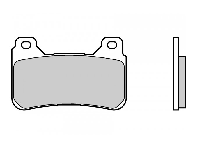 BREMBO brzdové destičky 07HO50RC karbon keramické