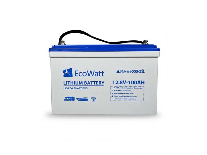 ecowatt batterie lithium led 12v 100ah 2