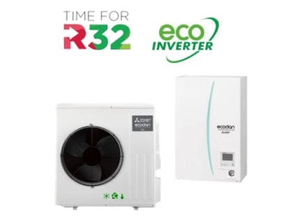 eng is Heat pump MITSUBISHI ECODAN SUZ SWM80VA EHSD YM9D 7 1kW SPLIT 1f 20930