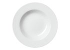 Bílé porcelánové talíře hluboké