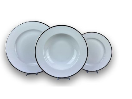 Talířová souprava platina