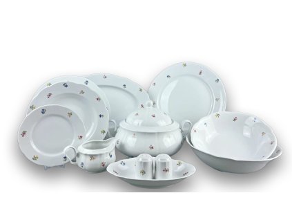 Porcelánová souprava chodovská házenka