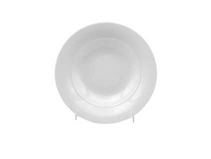Talíř hluboký Scarabeus, 23cm bílá