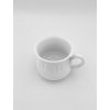 Hrnek točený porcelánový, 300ml, bílá,