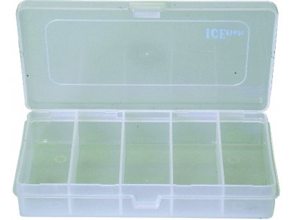 ICE Fish - Krabička twisterová- typ krabičky: 5 polí 180x105x35 mm
