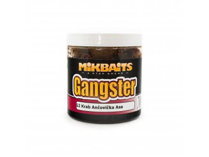 Mikbaits -  Gangster boilie v dipu 250ml G2 Krab Ančovička Asa