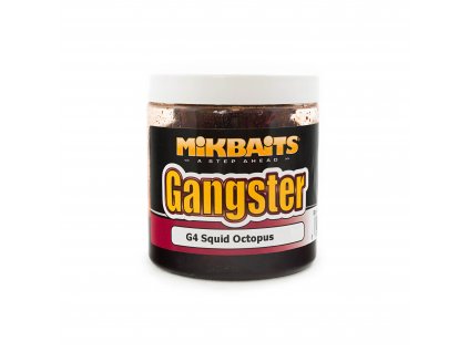 Mikbaits - Gangster boilie v dipu 250ml G4 Squid Octopus