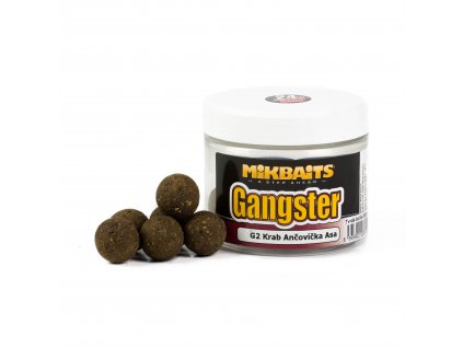 Mikbaits - Gangster extra hard boilie 300ml G2 Krab Ančovička Asa