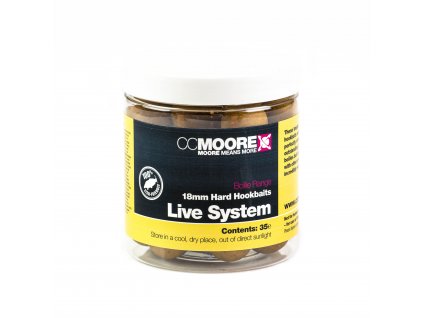 CC Moore - Live system Hard boilie 18mm 35ks