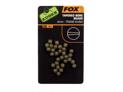 fox gumove koralky edges tapered bore beads 195189305 z1