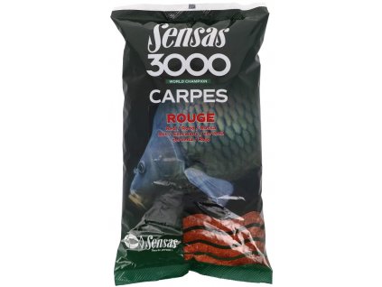 Sensas - Krmení 3000 Carpes Rouge (kapr červený) 1kg