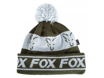 cpr990 fox green silver lined bobble hat